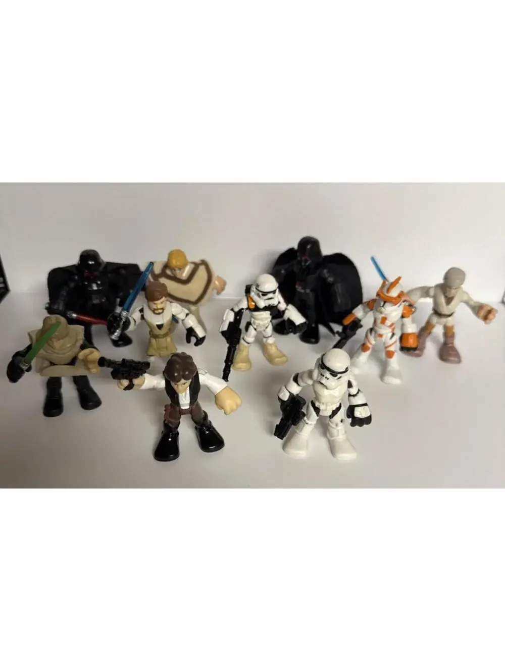 Hasbro Star Wars Galactic Heroes Mixed Lot of 10 Figures and Weapons Playskool